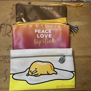 Lot of 4 Ipsy Makeup Bags Cosmetic Bags Travel Pouch